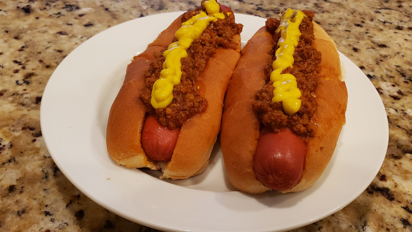 Coney Island Style Chili Dogs - In The Kitchen With Vic