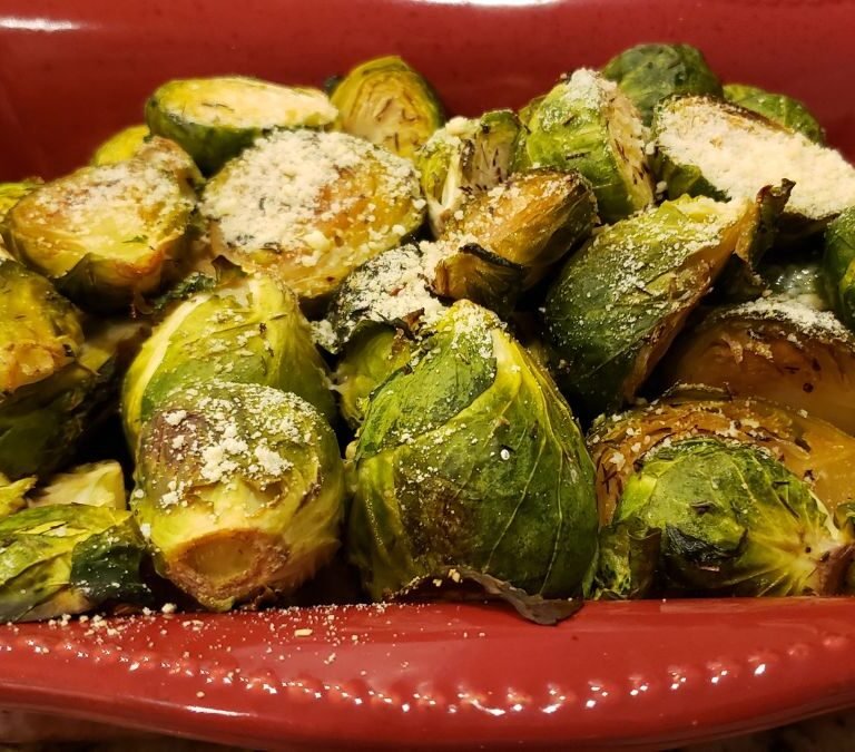 Parmesan Roasted Brussels Sprouts