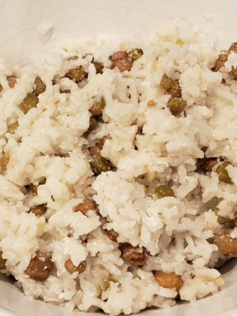 gungo rice and peas