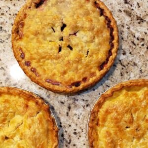 three pies
