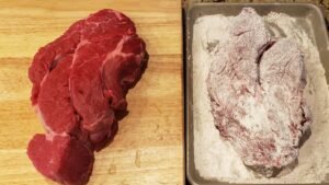 dredged beef chuck