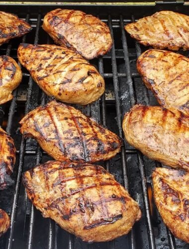 marinated grilled chicken breasts