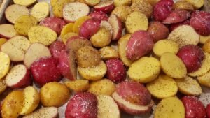 seasoned new potatoes