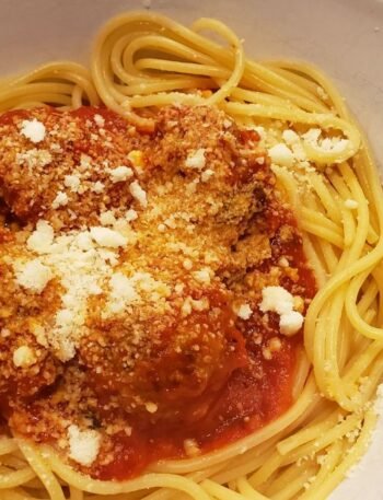 spaghetti and meatballs