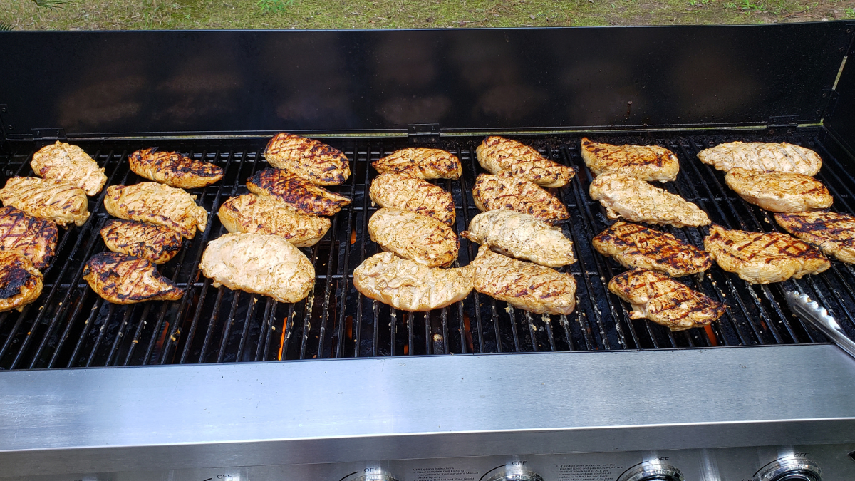 Grilled Chicken on the Grill